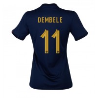 Maglie da calcio Francia Ousmane Dembele #11 Prima Maglia Femminile Mondiali 2022 Manica Corta